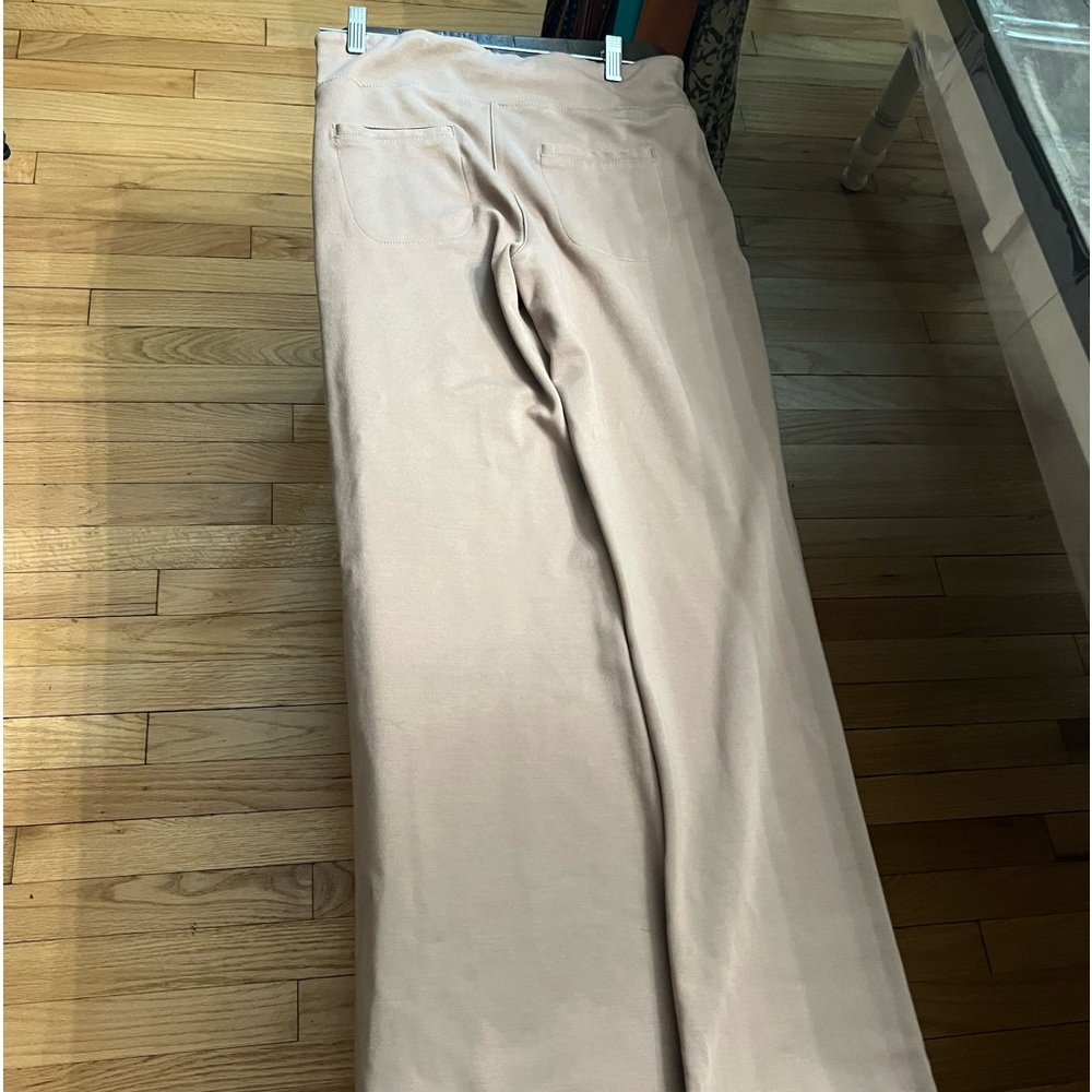 Betabrand dress pants - bootcut leg - beige - size Medium! Fantastic condition!